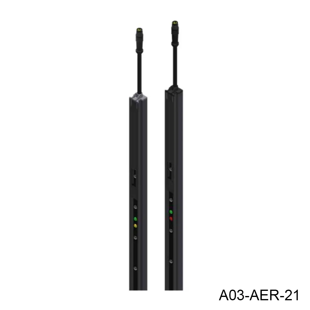 [A03-AER-21] Fotocelda de Cortina Mod. LIGI 2500 MM (witt sensoric) salida Rele, para Puerta Rapida. Aer