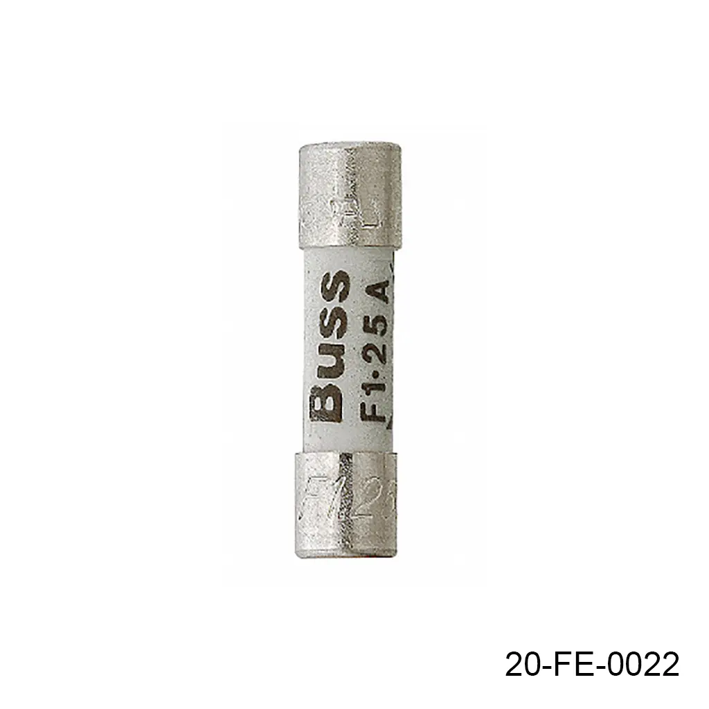 Fusible Europeo, Ceramico 1amp. 250V