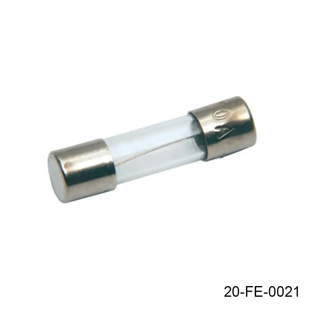 Fusible Europeo, Cristal 0.8amp. 250V