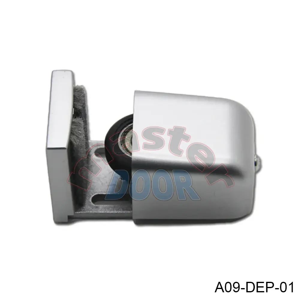 Guia inferior de piso, ajustable hasta 1-1/2" para hoja de aluminio, hoja de fierro y otras.