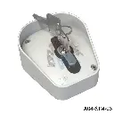 Interruptor de llave (Key switch ST-01), con Micro COM-NO-NC y Palanca de Desbloqueo Incluye 3 llaves, para Op. Cortina Oculto CM y otros