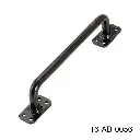 Jaladera Recta,180mm x 60mm, Ø15mm, para diferentes tipos de hoja. A360.180