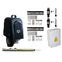 KIT Operador de Rueda MC300/ROLLY 80, RH. para 1 Hoja Abatible/Corrediza,220V,2F, ancho 8.0m, peso 1000k,Desnivel 3cm. Incluye: Tarjeta, Receptor y 2 Control MD