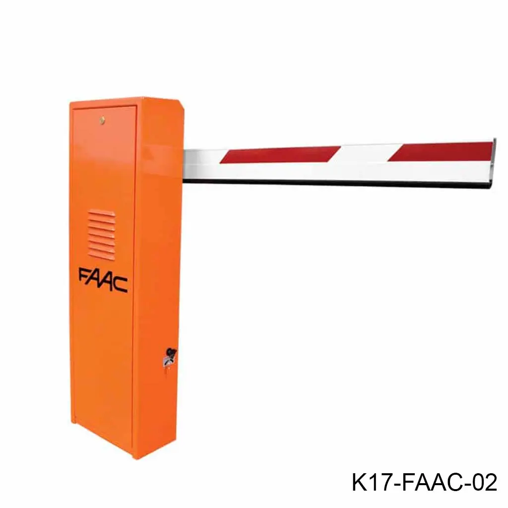 Kit Barrera FAAC-615 120V, con Pluma de 3.8m