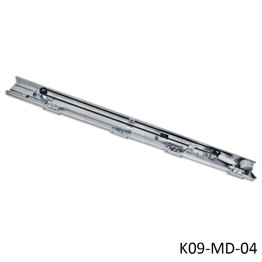 Kit Cabezal Asiático MD-SPACE, SP-280 para 6.0m, para 2-Hojas, Dif. Perfil de 15cm x 11cm y Cubierta de 17.6cm