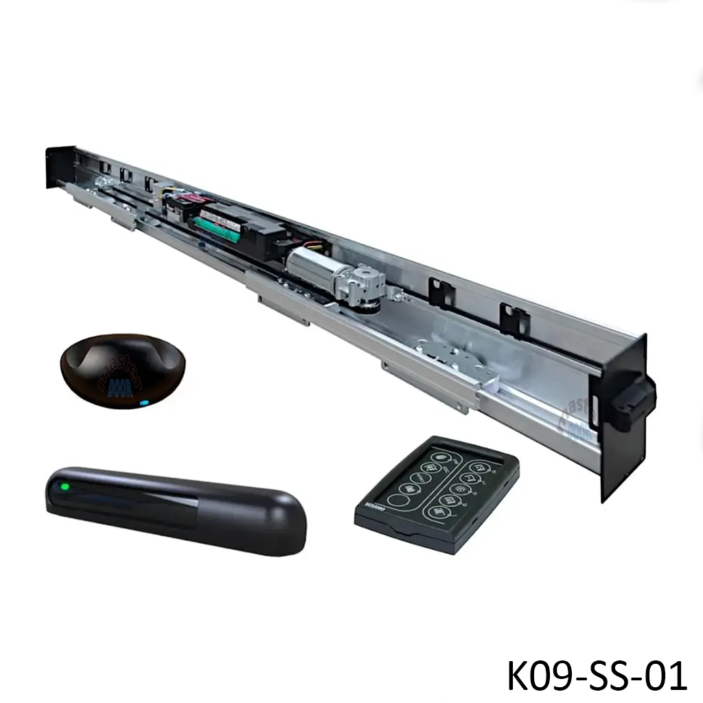 Kit Cabezal Europeo Dual Core LH-100 para 4.40m, para 1 Hoja corredizas con bastidor de aluminio.