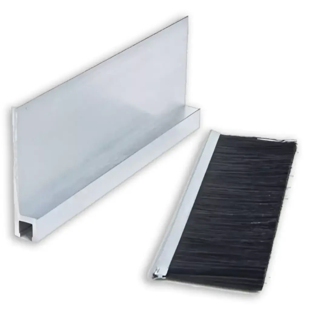 Kit Cepillo de 7' Mod-H25 para rampa de Anden y otros (5x5x50x2140mm), 50mm de proyección.