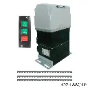 Kit Cremallera FAAC-844 T, 220V, 3F. Cap. de Arrastre 1800K. Incluye: 6m cremallera, 1-Tarjeta, 1-Botonera.