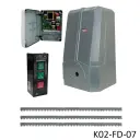 Kit Cremallera MEC-200 1.5Hp 220V, 3F. Cap. de Arrastre 2000K. Incluye: 6m de cremallera y Botonera