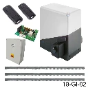 Kit Cremallera PASS1800, 1,800kg, 220volt, 2F, Incluye 6m de cremallera y Receptor con 2 controles F433