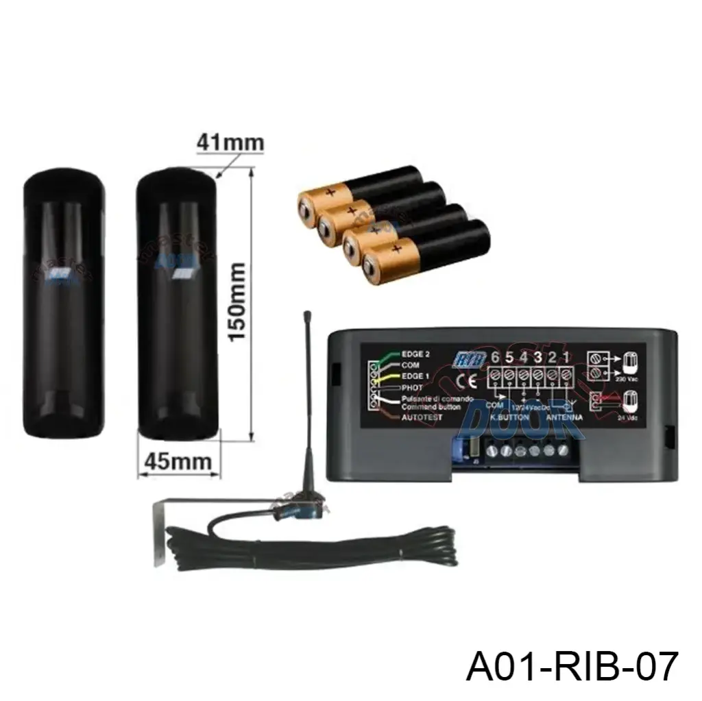 Kit Fotoceldas Nova Wifi, Alcance 20m via radio, 20m señal infrarroja, Inalambrica. Incluye Tarjeta Master Wi-fi, Antena y Pilas.
