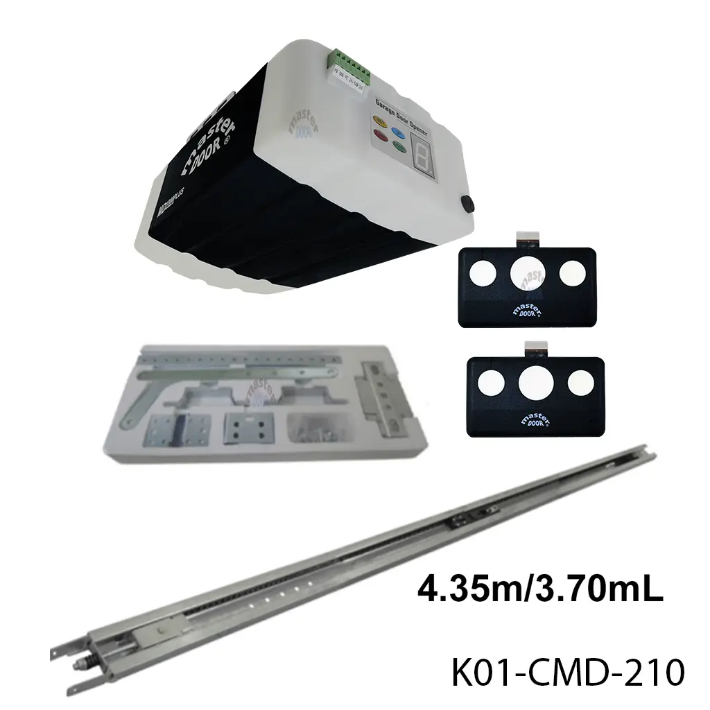 Kit MD-1000 PLUS con Riel C para Banda de 4.35 / 3.70 mto. apertura, con opción Wifi, mediante una usb No incluida.