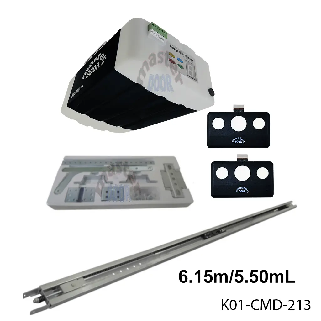 Kit MD-1000 PLUS con Riel C para Banda de 6.15 / 5.50 mto. apertura, con opción Wifi, mediante una usb No incluida.