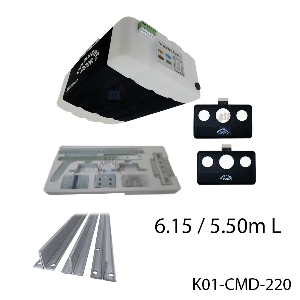 [K01-CMD-220] Kit MD-1000 PLUS con Riel T para Cadena de 6.15 / 5.50 mto. apertura