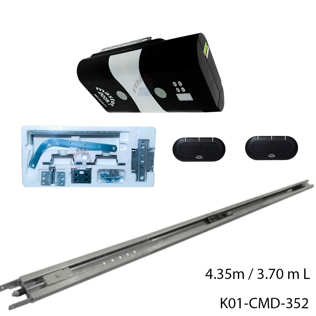 [K01-CMD-352] Kit MD-ADVANCED con Riel C para Cadena, de 4.35 / 3.70 mto. apertura, incluye Bateria de Respaldo