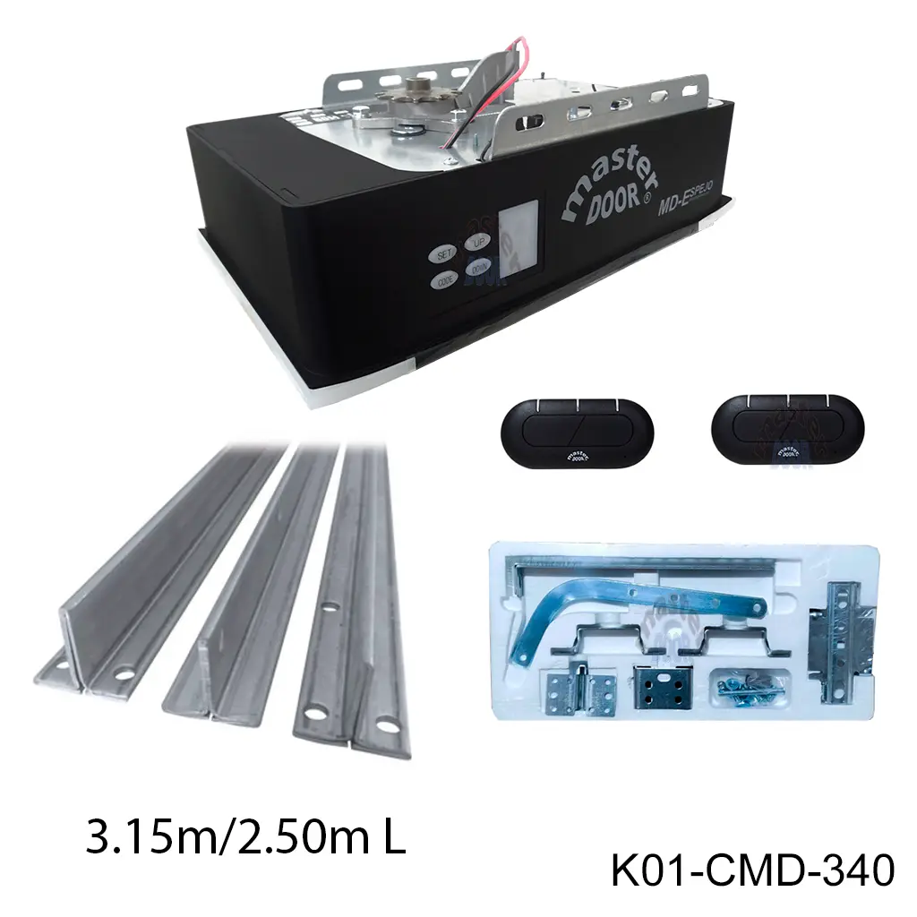 [K01-CMD-340] Kit MD-ESPEJO con Riel T para Cadena de 3.15 / 2.50 mto. apertura