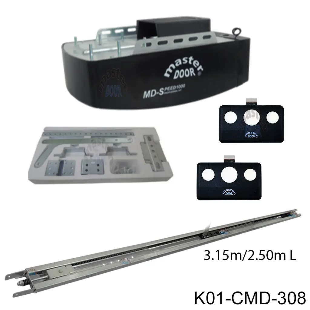 Kit MD-SPEED 1000 con Riel C para Banda, de 3.15 / 2.50 mto. apertura