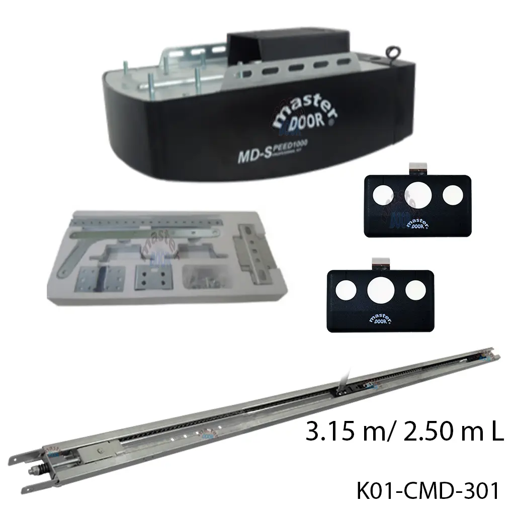 [K01-CMD-301] Kit MD-SPEED 1000 con Riel C para Cadena, de 3.15 / 2.50 mto. apertura