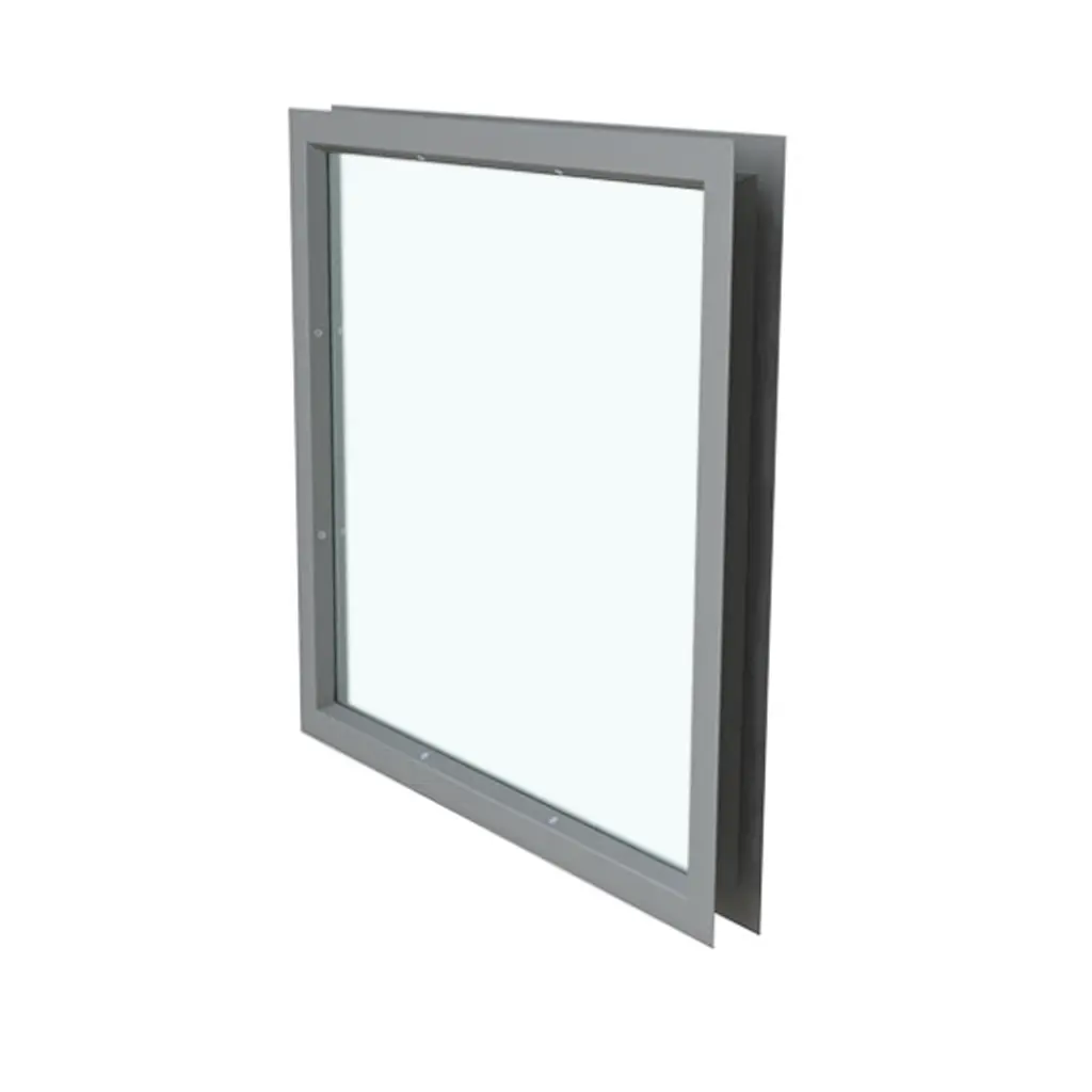 Kit Mirilla de 30cm x 30cm, Incluye Marco Metalico y Vidrio Transparente Templado de 6mm