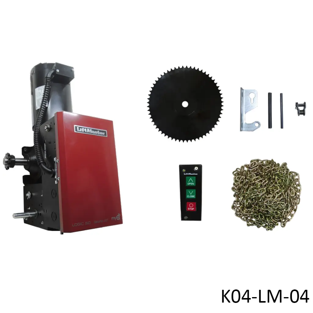 [K04-LM-04] Kit Op. Cortina GH-101L5-R, 1HP 115/230V.....Kit caja, Incluye Fotoceldas de Seguridad