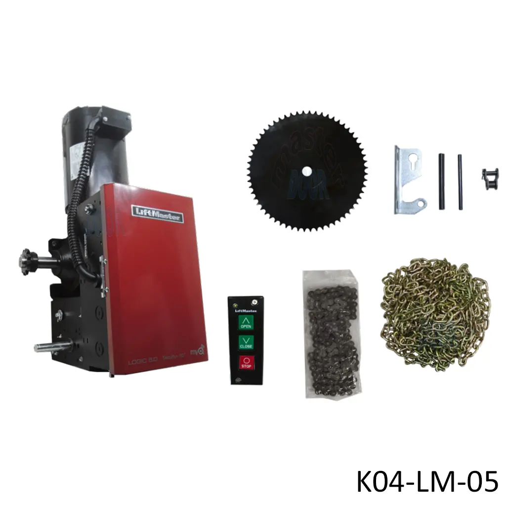 Kit Op. Cortina GH-203L5-R, 2HP 220V 3F.....kit caja, Incluye Fotoceldas de Seguridad