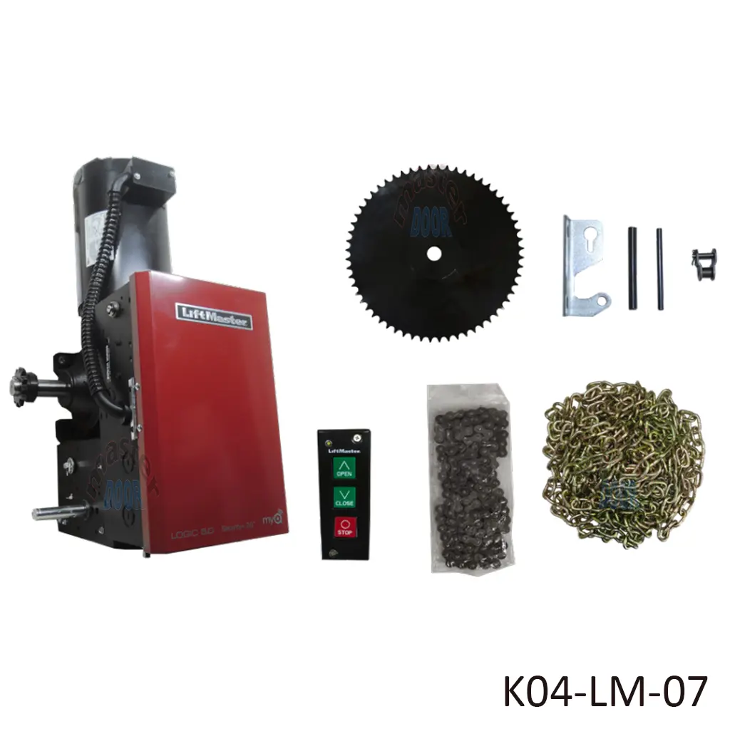 Kit Op. Cortina GH-303L5-R, 3HP 220V 3F.....kit caja, Incluye Fotoceldas de Seguridad
