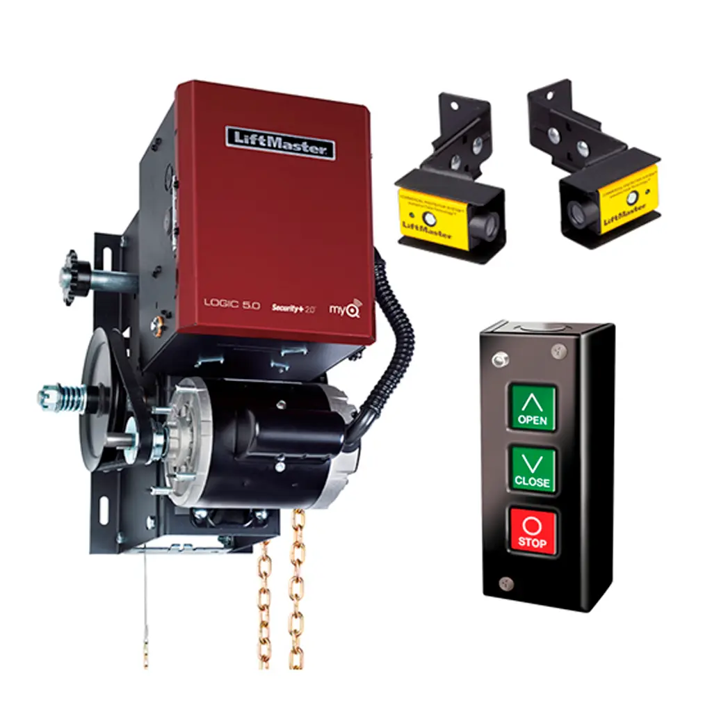 Kit Op. Cortina H-103L5-R, 1HP 230V / 440V, Trifasico.....Kit caja, Incluye Fotoceldas de Seguridad