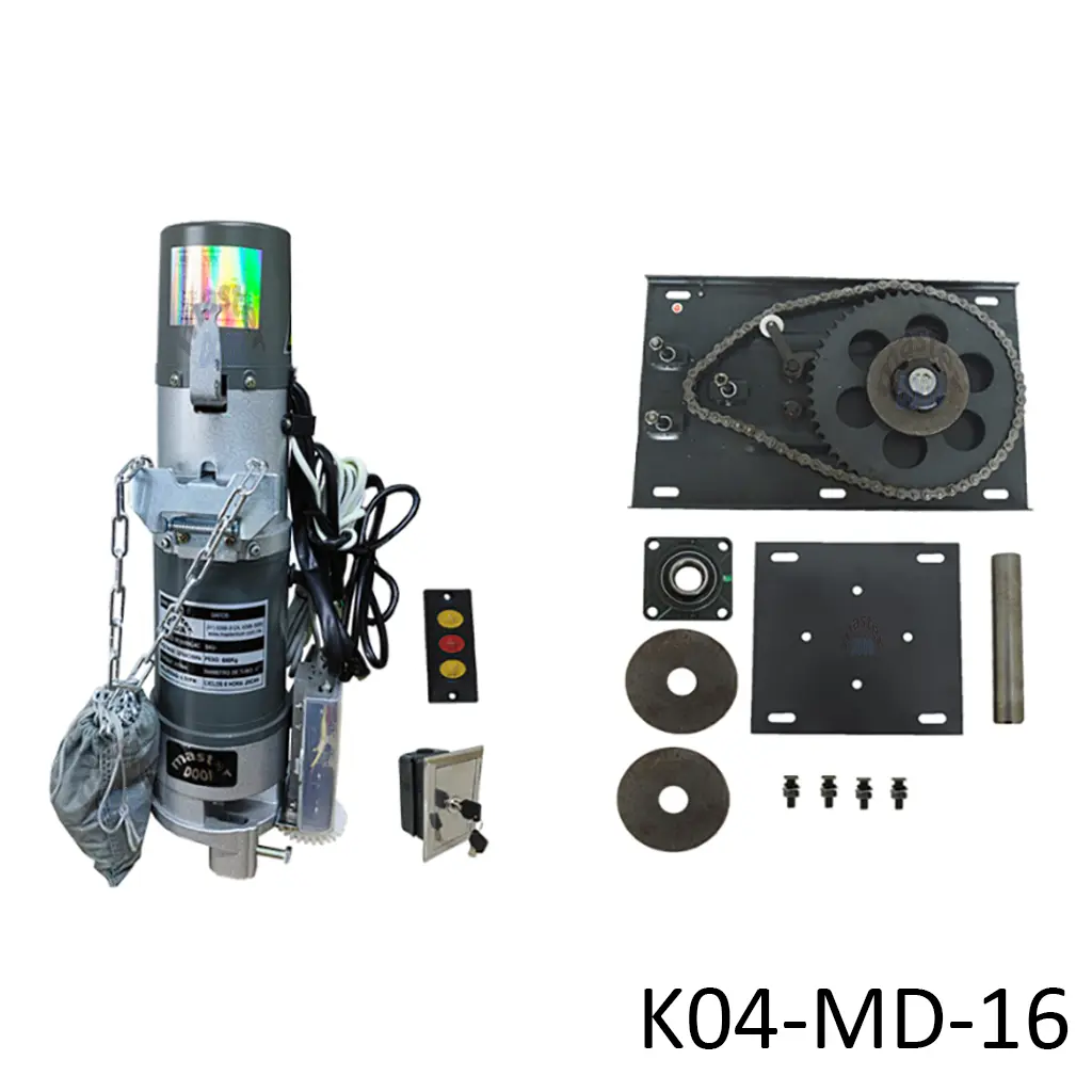 Kit Op. Cortina Lateral RD-1000 220V para 1000K, 60Hz, requiere Tubo 6"Ø, con Base y Botonera. QI