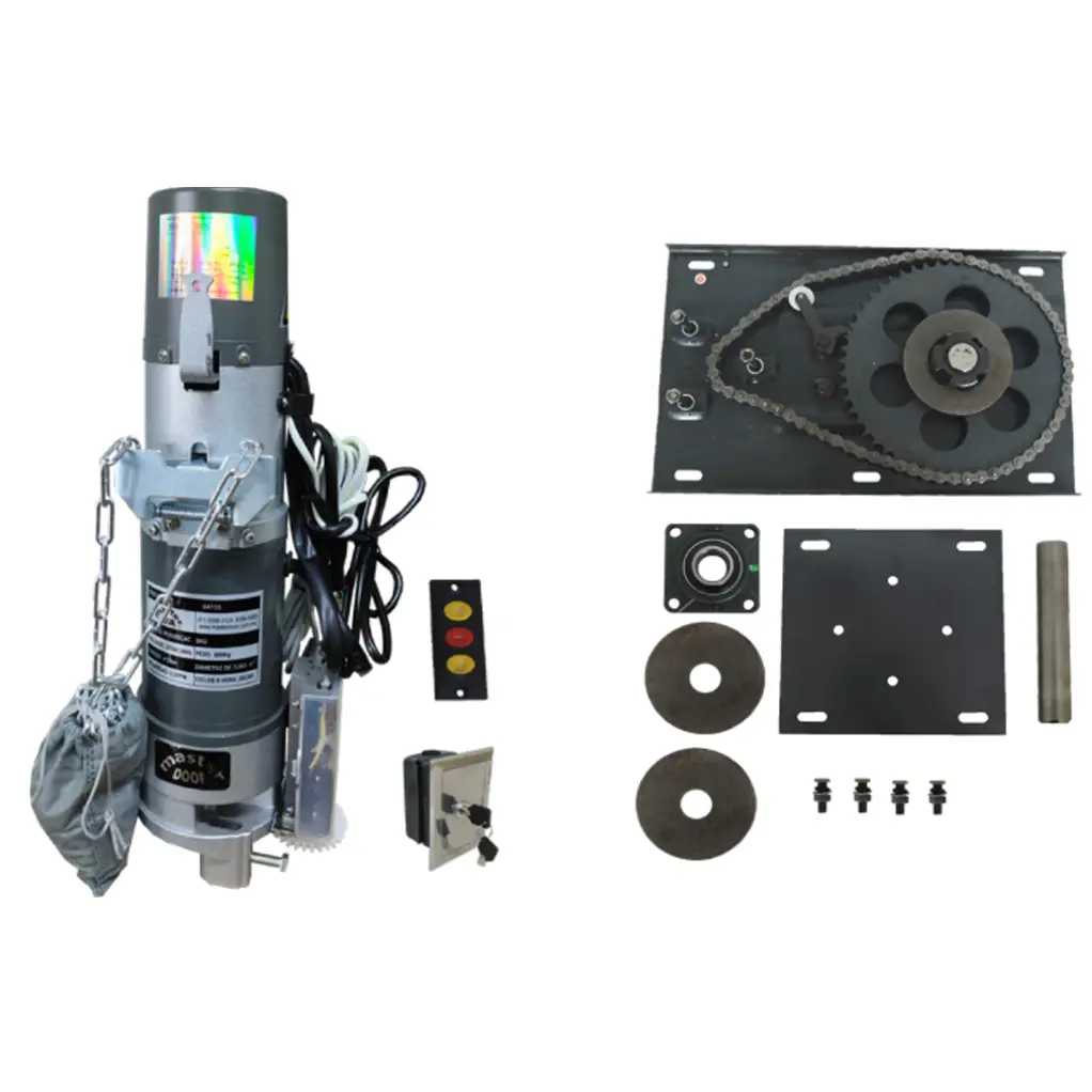 Kit Op. Cortina Lateral RD-1000 220V para 1000K, 60Hz, requiere Tubo 6"Ø, con Base y Botonera. QI