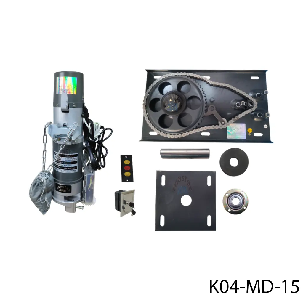 [K04-MD-15] Kit Op. Cortina Lateral RD-600 220V para 600K, 60Hz, requiere Tubo 4"Ø, con Base y Botonera. QI