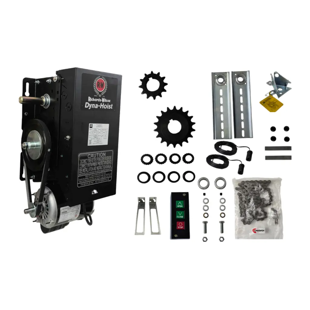 Kit Op. Cortina OPH-6112-0MRW, 1/2Hp, 120V, RH, kit caja, incluye: Fotoceldas y Botonera