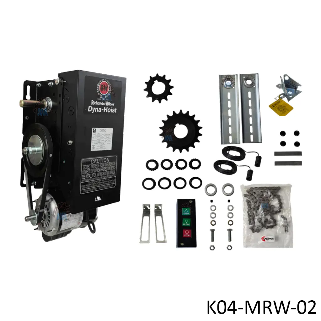 Kit Op. Cortina OPH-6112-0MRW, 1/2Hp, 120V, RH, kit caja, incluye: Fotoceldas y Botonera