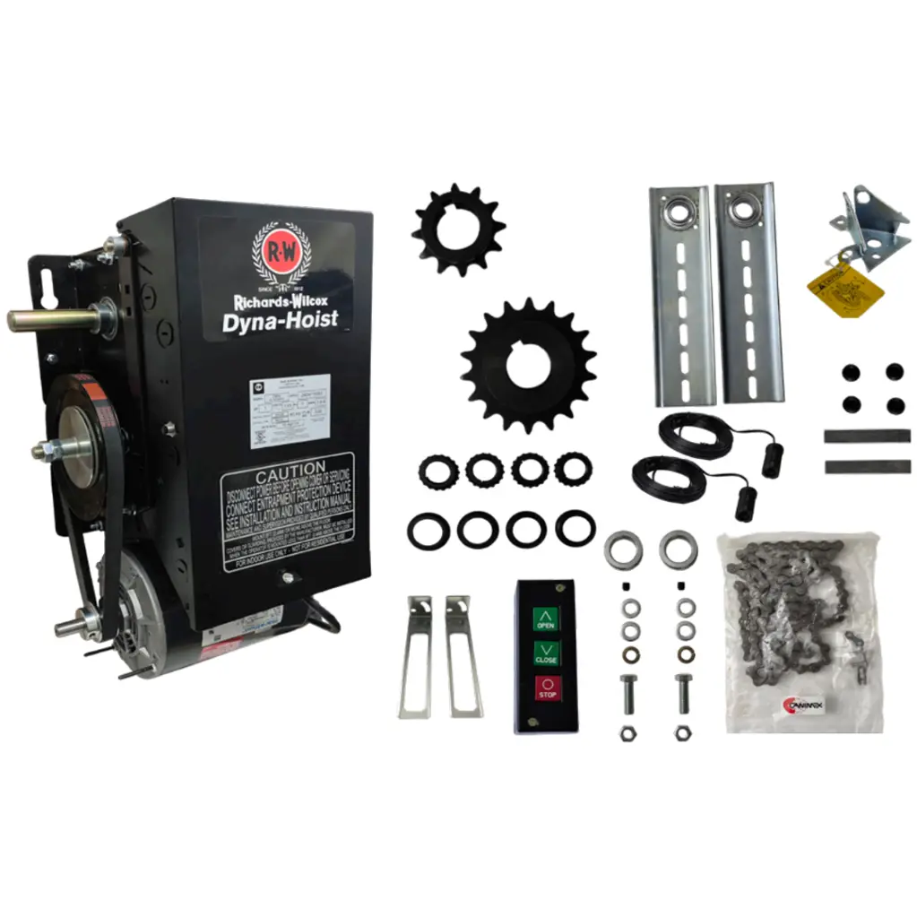 Kit Op. Cortina OPH-6114-0MRW, 1Hp, 120V, RH, kit caja, incluye: Fotoceldas y Botonera