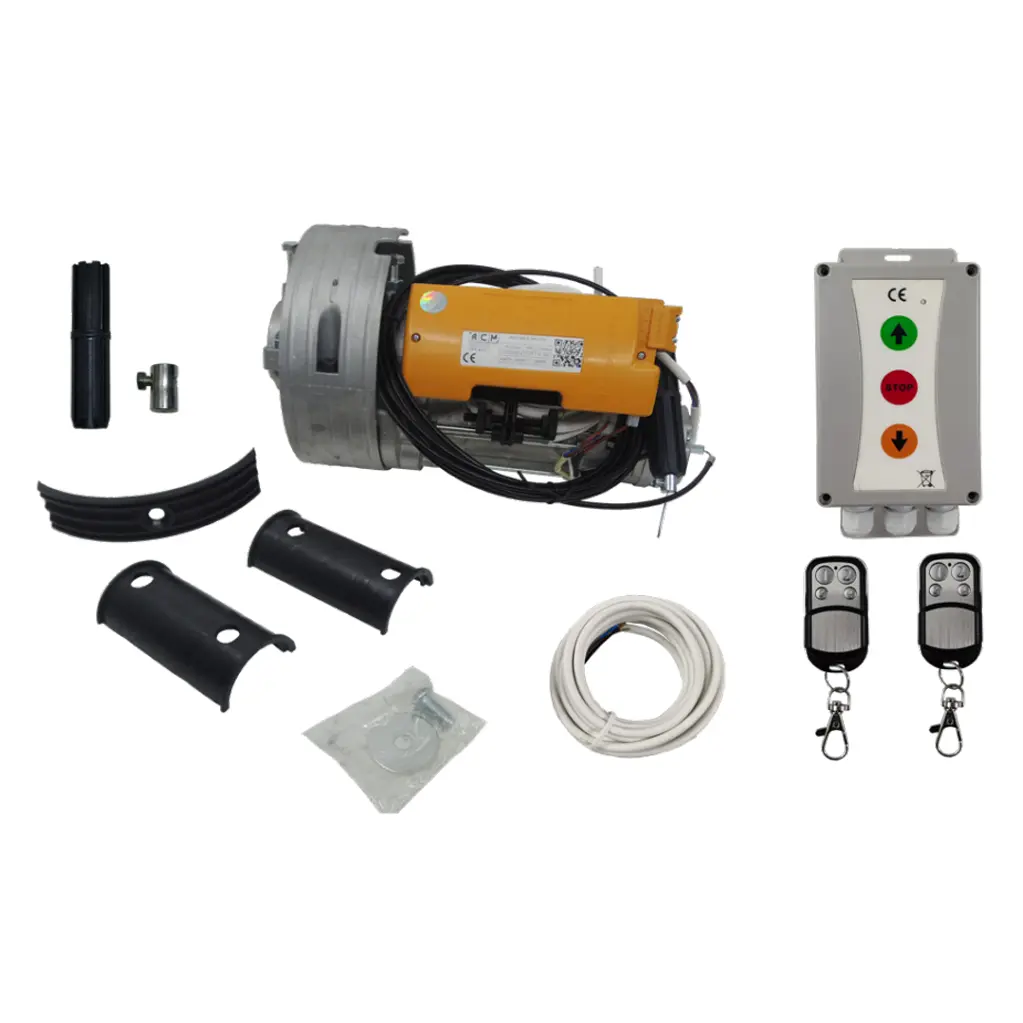 Kit Op. Cortina Oculto UNITITAN SUPER E HT 115V para 260Kg, con freno incluye Tarjeta y 2 Controles