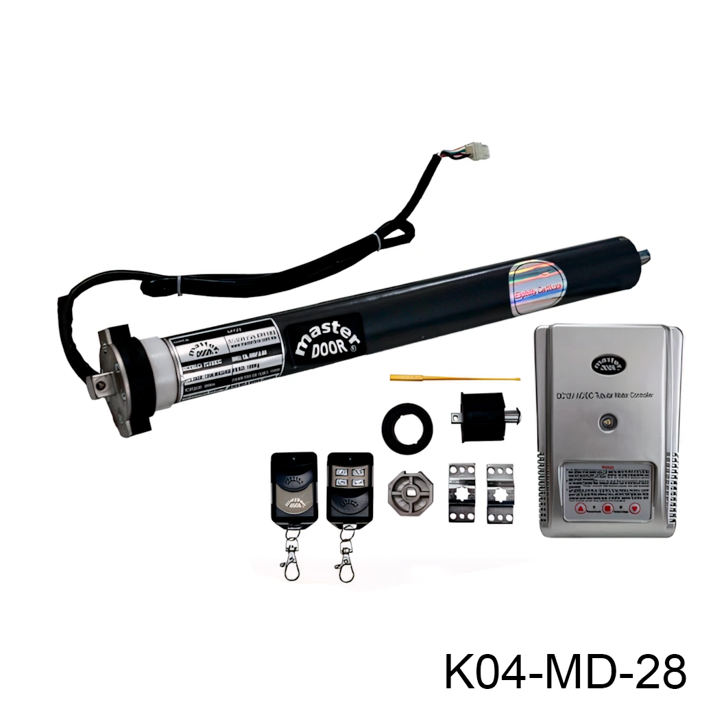 Kit Op. Cortina Persiana Oculto Tubular TD100DC, 24V, M45S-50Nm. Incluye Tarjeta y Ctls. QI