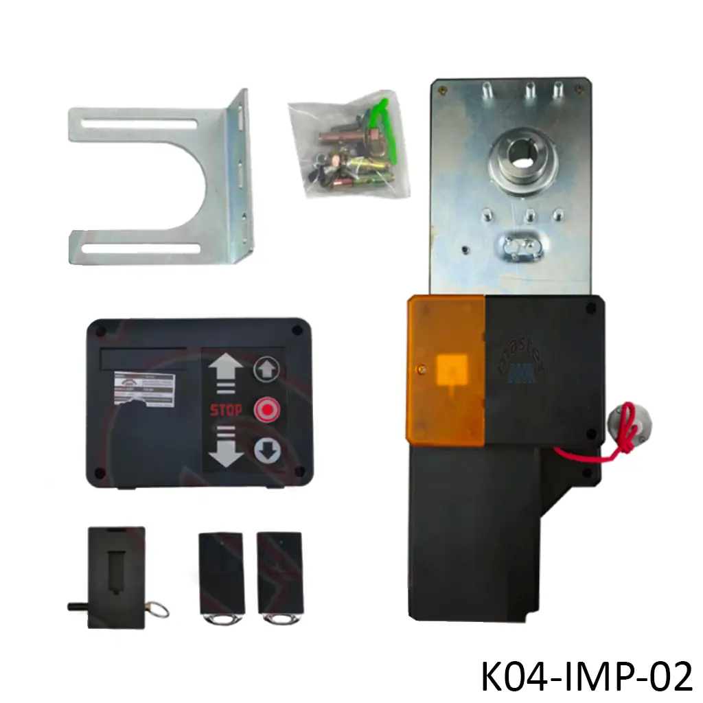 [K04-IMP-02] Kit Op. SI-120DC va directo a la Flecha Incluye: 2-Control y 1-chapa 12Vcd