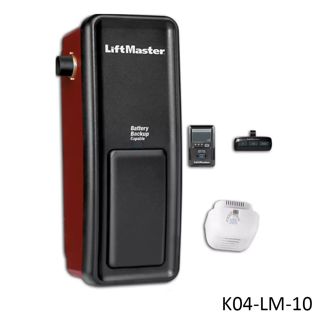 Kit Operador 8500 LM, se coloca directo a la flecha para cualquier puerta Standard, VL, Hi-L. Incluye: 1-Control, 1-Panel de pared y 1-Lampara