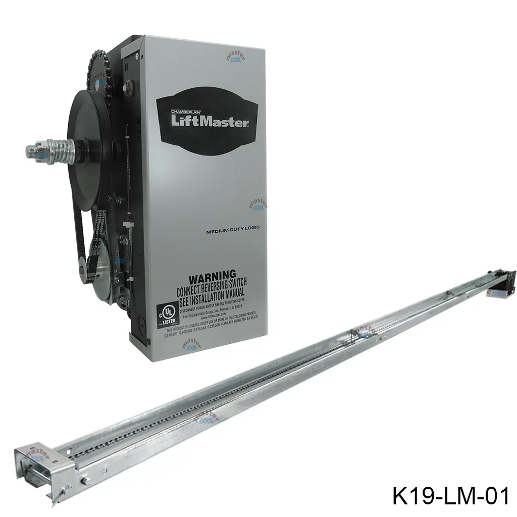 [K19-LM-01] Kit Operador Comercial BMT-5011-U L3, con 2-Riel "L" de 14',incluye Fotoceldas de seguridad.