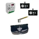 Kit Operador FOLDY I4, para 1 hoja Plegadiza, 220V, 2F, para 36m2. Incluye: Brazo, Manija, cable, receptor y 2 Control MD