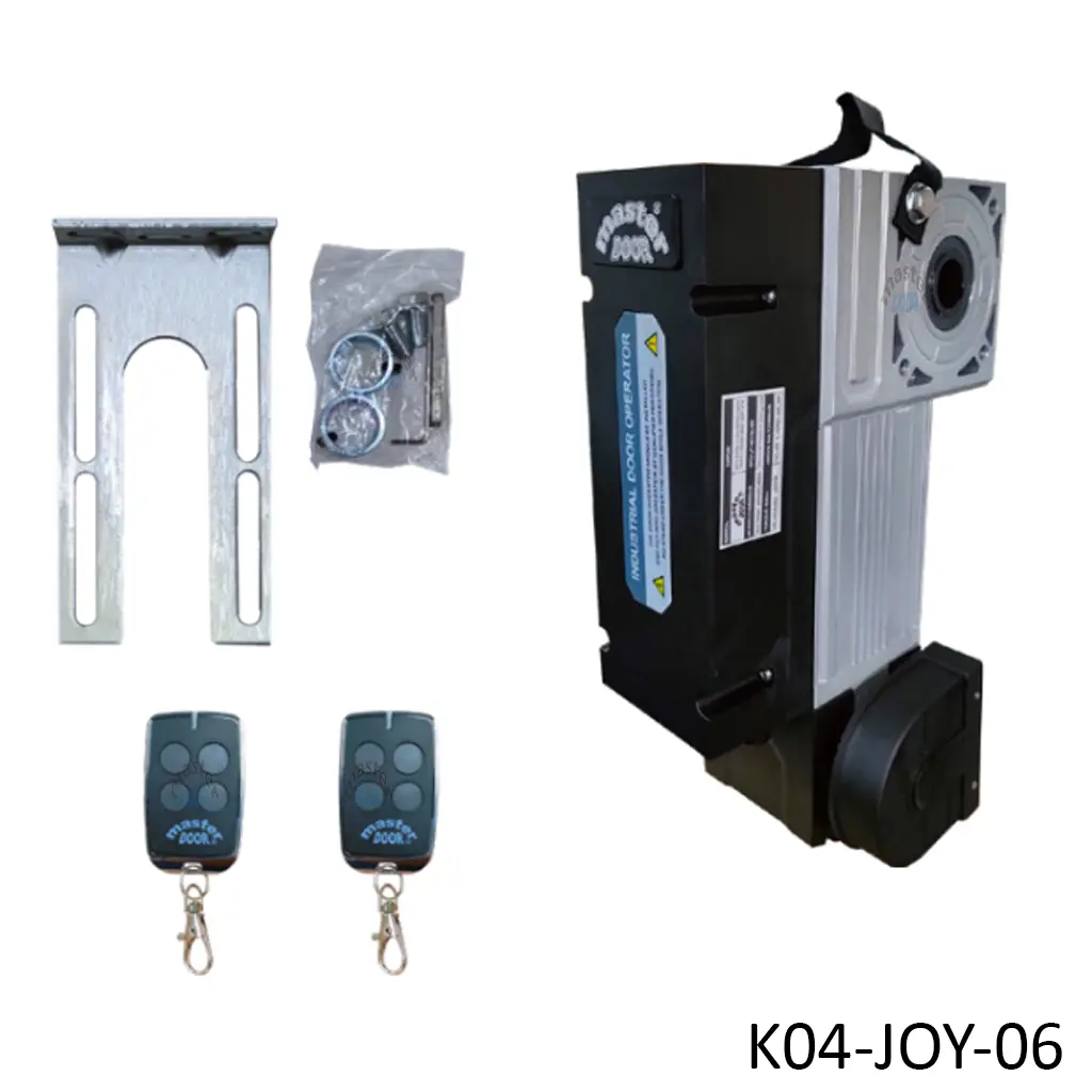 [K04-JOY-06] Kit Operador ID-1000-AC, 220V, se coloca directo a la flecha, para cualquier puerta ascendente Standard, Vertical, Hi. Incluye 2 Control