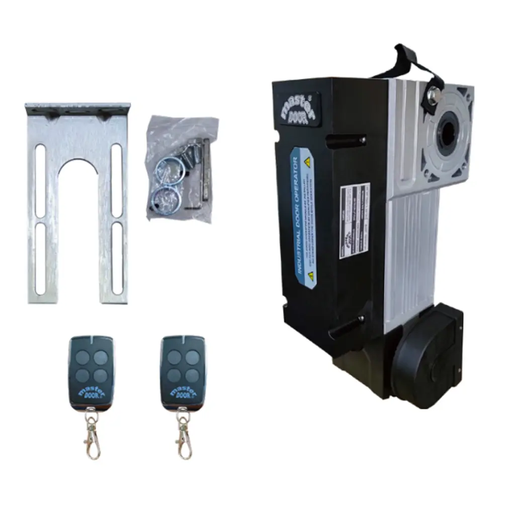 Kit Operador ID-600-AC, 220V, se coloca directo a la flecha, para cualquier puerta ascendente Standard, Vertical, Hi. Incluye 2 Control