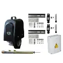 Kit Operador de Rueda MC300/ROLLY 63 para 1 Hoja Abatible / Corrediza, 220V, 2F, ancho 5.0m, peso 600k, Desnivel 3cm. Incluye: Tarjeta, Receptor y 2 Control MD