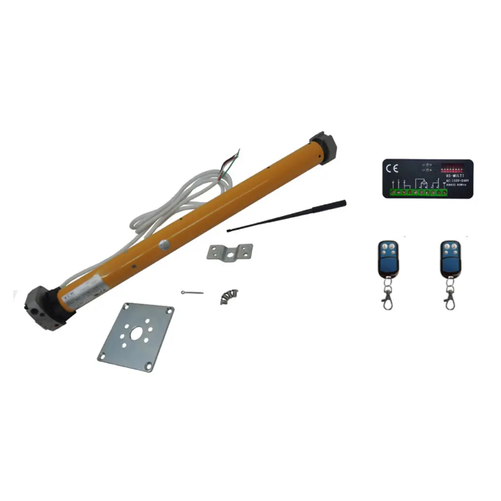Kit Operador para Persianas ITAROLL 120M, 115V, para 170kg Ø55, maniobra manual, incluye Tarjeta con receptor integrado y 2 control F433
