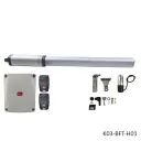 Kit Pistones BFT LUX 2B SBAC, 120V, para 1 Hoja, peso max. 300kg, ancho max. 2.0m, incluye receptor y 2 control.
