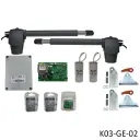 Kit Pistones GBAT-300 Profesional, 120V, para 2-hojas, con receptor RC433 y 2 control Echo