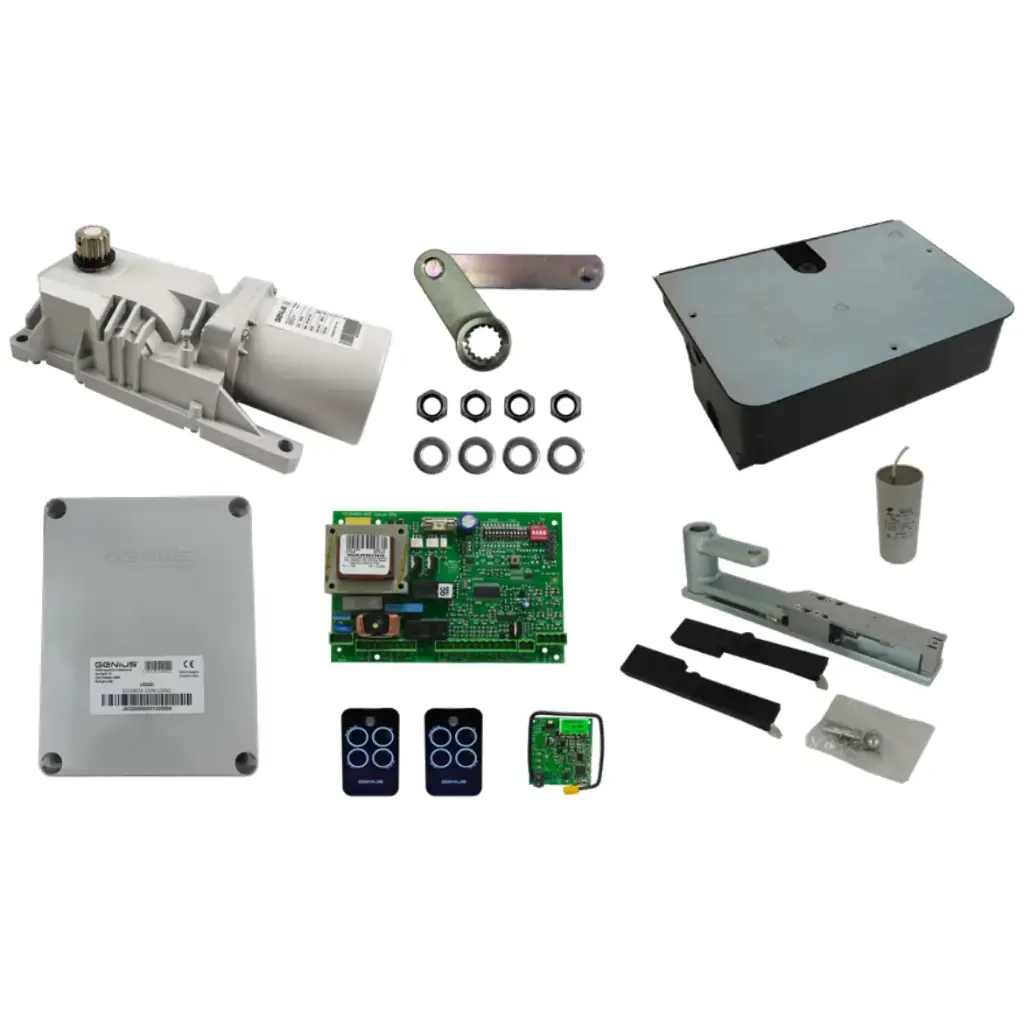 Kit Pistones Ocultos ROLLER-115V, para 1-hoja, con receptor RC433 y 2 control Echo.