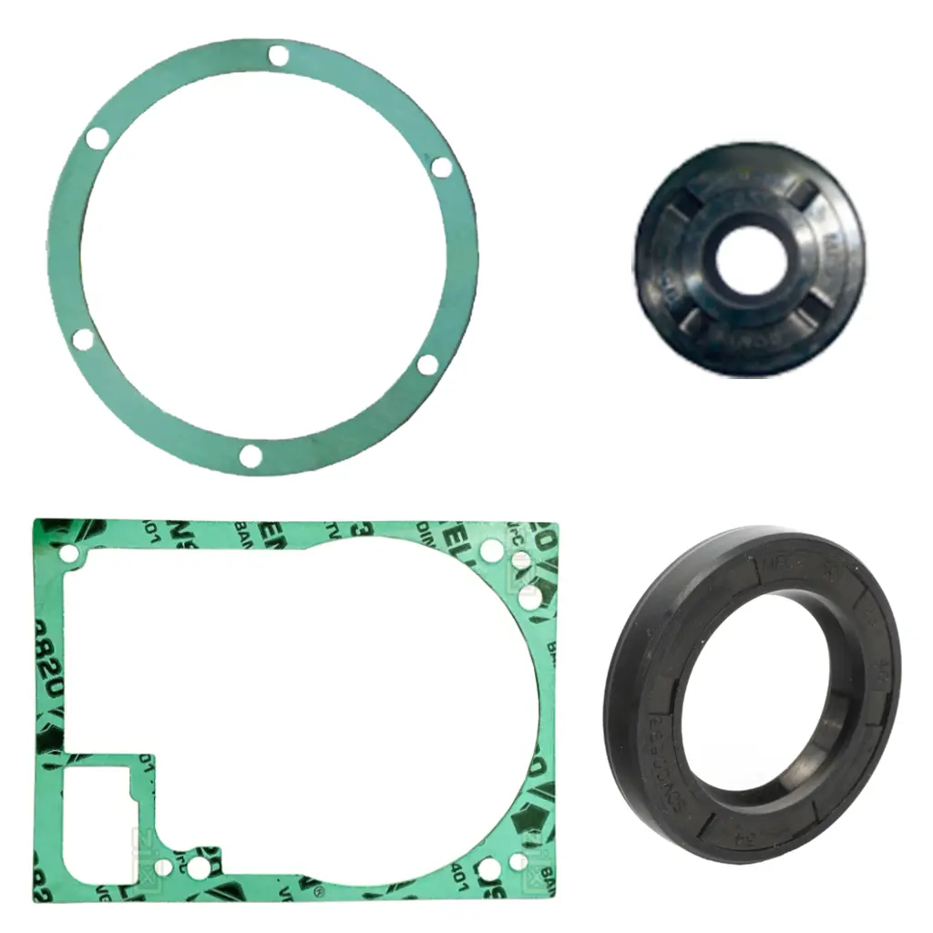 Kit de empaques para 844ER / 844T (Reten delantero y trasero, Empaque de tapa y Empaque cuadrado)