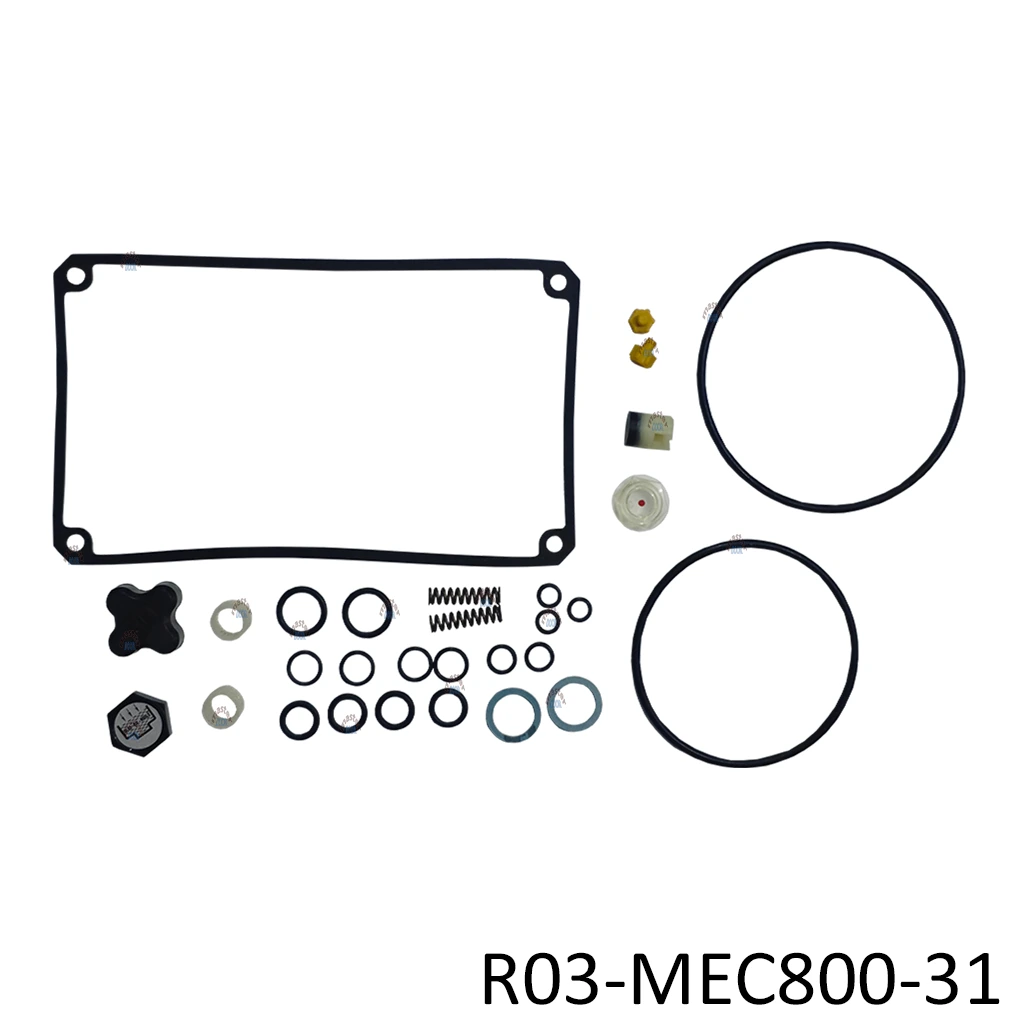 [R03-MEC800-31] Kit de empaques para la unidad hidraulica del MEC-800. (Empaques, Orin, Filtros, Tapones, Resortes etc.)
