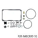 Kit de empaques para la unidad hidraulica del MEC-800. (Empaques, Orin, Filtros, Tapones, Resortes etc.)