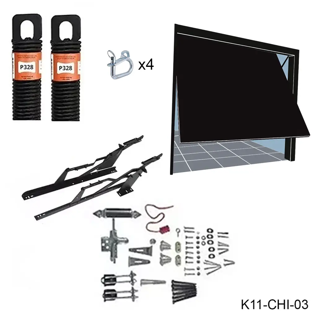 [K11-CHI-03] Kit herraje Maroma 7' para 100 kilos, Incluye 2 resortes de P328C